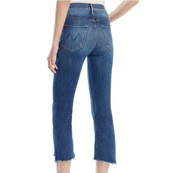 MOTHER Insider Crop Step Fray Jeans in Not Rough Enough - Picture 3 of 10